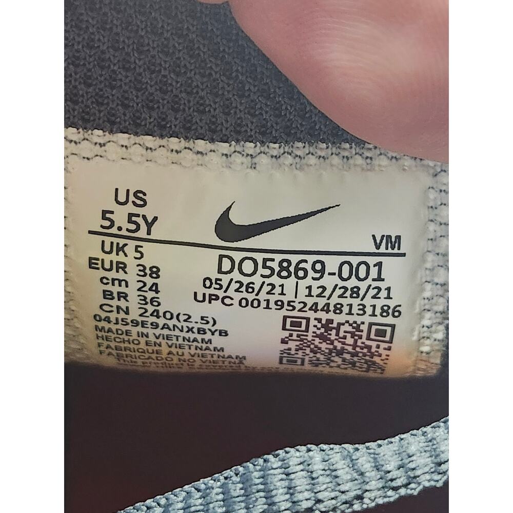 Nike Kids’ Air Max 270 Black Yellow Sz 5.5Y Mesh Athletic Sneaker - Picture 10 of 16
